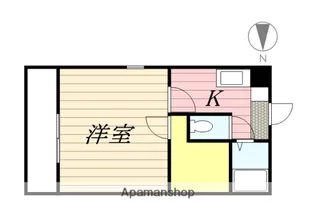 メゾンブランセ【407号室】の間取り