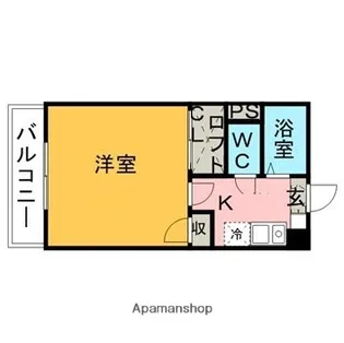 メゾンブランセ【505号室】の間取り