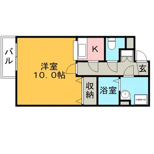 ポラリス弐番館【1階】の間取り