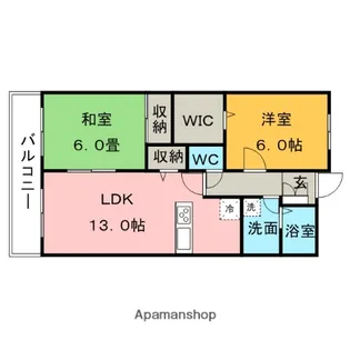 ステラ・コート弐番館【1階】の間取り
