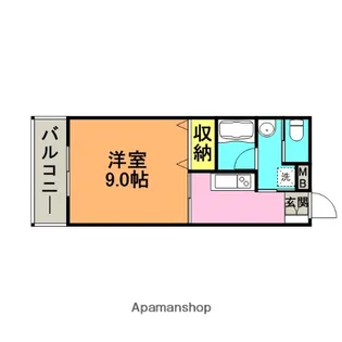 メープルコートⅠ【1階】の間取り