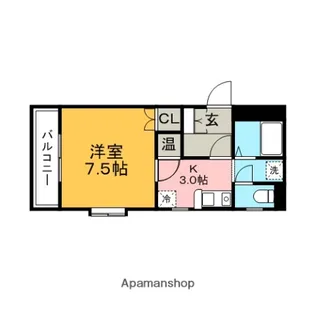 リーベンハォス【401号室】の間取り