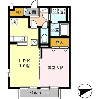 リーベン ルーチェⅡ【1階】の間取り