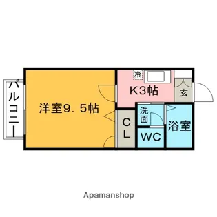 フローラルコート【1階】の間取り