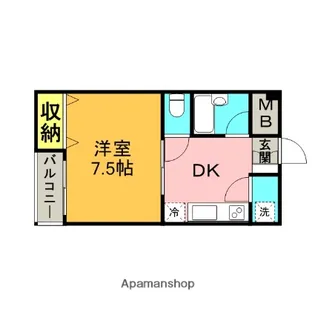 石村ビル【4階】の間取り