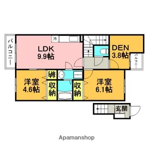 グランデール【2階】の間取り