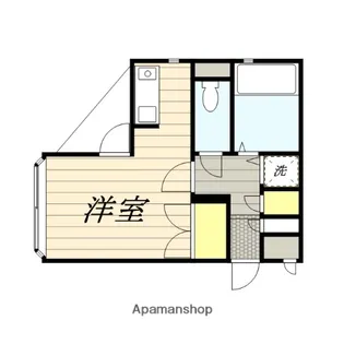 1Rの間取り画像
