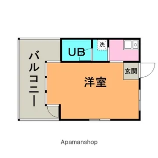 レジデンス櫛原【15号室】の間取り
