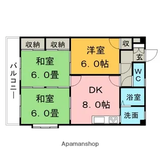 ドエル和泉【5階】の間取り