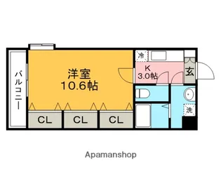 エミネンス津福【2階】の間取り