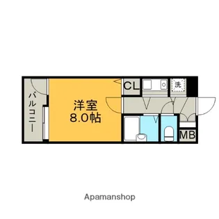 朝日プラザ久留米Ⅱ【2階】の間取り