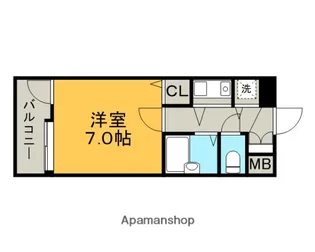 朝日プラザ久留米Ⅱ【5階】の間取り