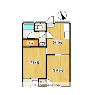 コムレッドハウス【2階】の間取り