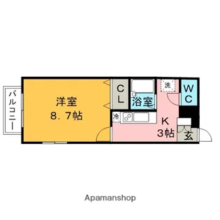 アムール松福園−C【1階】の間取り