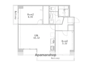 第17上野ビル【304号室】の間取り