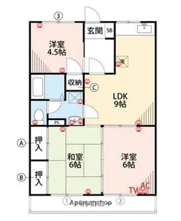 ニューロイヤルビル【306号室】の間取り