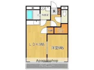 センタービレッジ本町【3階】の間取り