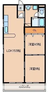 REステートビル【301号室】の間取り