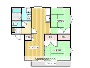 上津コーポ【2階】の間取り