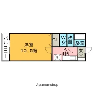城南ヒルズ【2階】の間取り