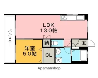 組坂ビル9【3階】の間取り