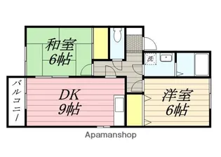 ガーデニアⅡ【106号室】の間取り