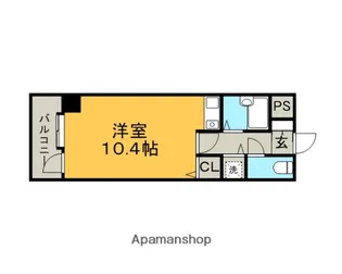 サンセーヌ中央町【304号室】の間取り