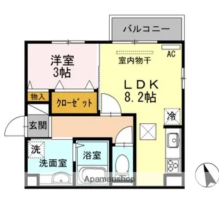 フェリオ【2階】の間取り