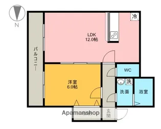 サンビスタ21【2階】の間取り