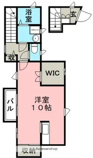 キャッスルウォールカーサ【2階】の間取り