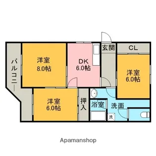 第2村田ハイツ【301号室】の間取り