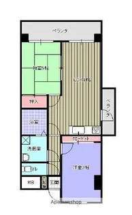ビッグベアⅠ【805号室】の間取り