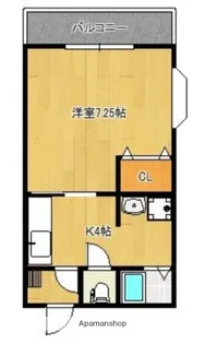 アイビーコート弐番館【2階】の間取り