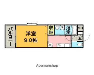 アイビーコート弐番館【1階】の間取り