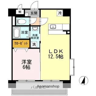 プリマヴェーラ諏訪野【4階】の間取り