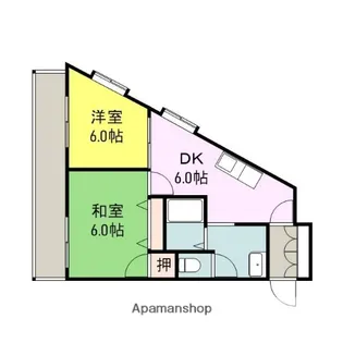 プレーンビル【3階】の間取り