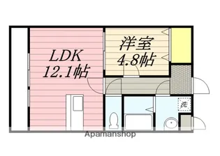 ビジュ【302号室】の間取り