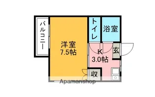 センチュリー山川【1階】の間取り