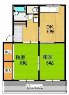レジデンス宮本【2階】の間取り