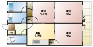 ベアコーポ光【4階】の間取り