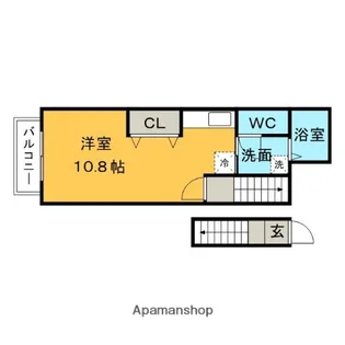 リヴェール【212号室】の間取り