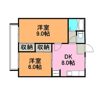 エクセレント翔Ⅱ【2階】の間取り
