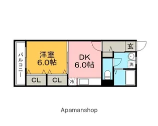 栗木第8ビル【2階】の間取り