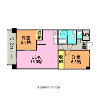 ROSE JAM【3階】の間取り