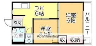 佐藤コーポ【302号室】の間取り