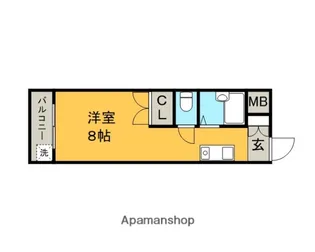 厚花ビル【302号室】の間取り