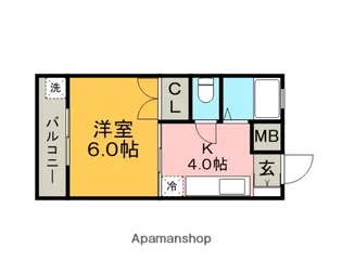 ネオステージⅢ【302号室】の間取り