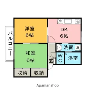 ベルコートMIKURA【2階】の間取り