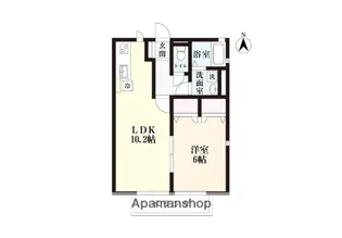 ウェルネスNR【1階】の間取り