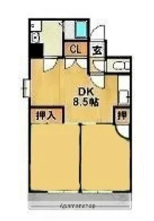 カーサオガワ【3階】の間取り